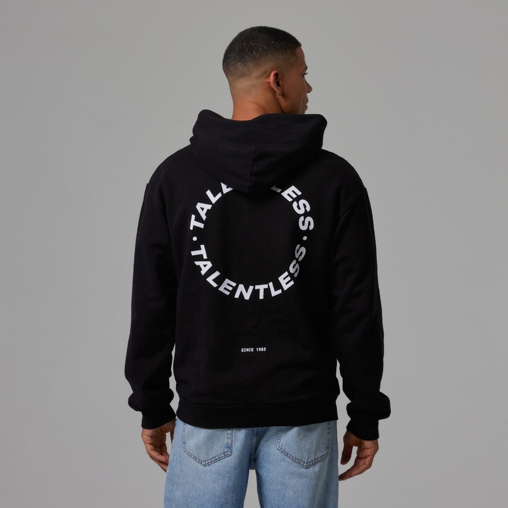◾️Talentless Circle Logo Black Hoodie